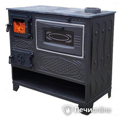 Отопительно-варочная печь МастерПечь ПВ-05С с духовым шкафом, 8.5 кВт в Добрянке